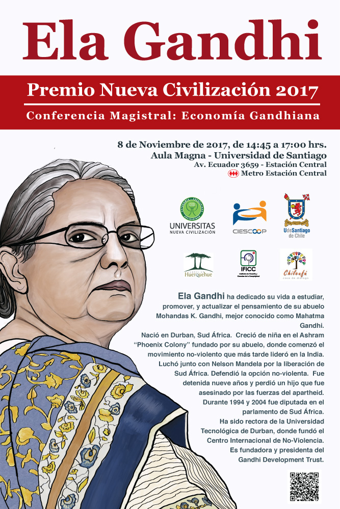Afiche Ela Gandhi